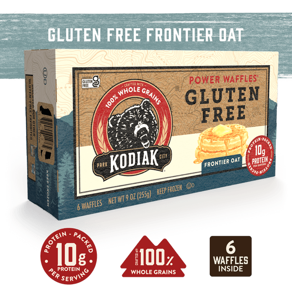Kodiak Gluten Free Frontier Oat Power Waffles Kodiak®
