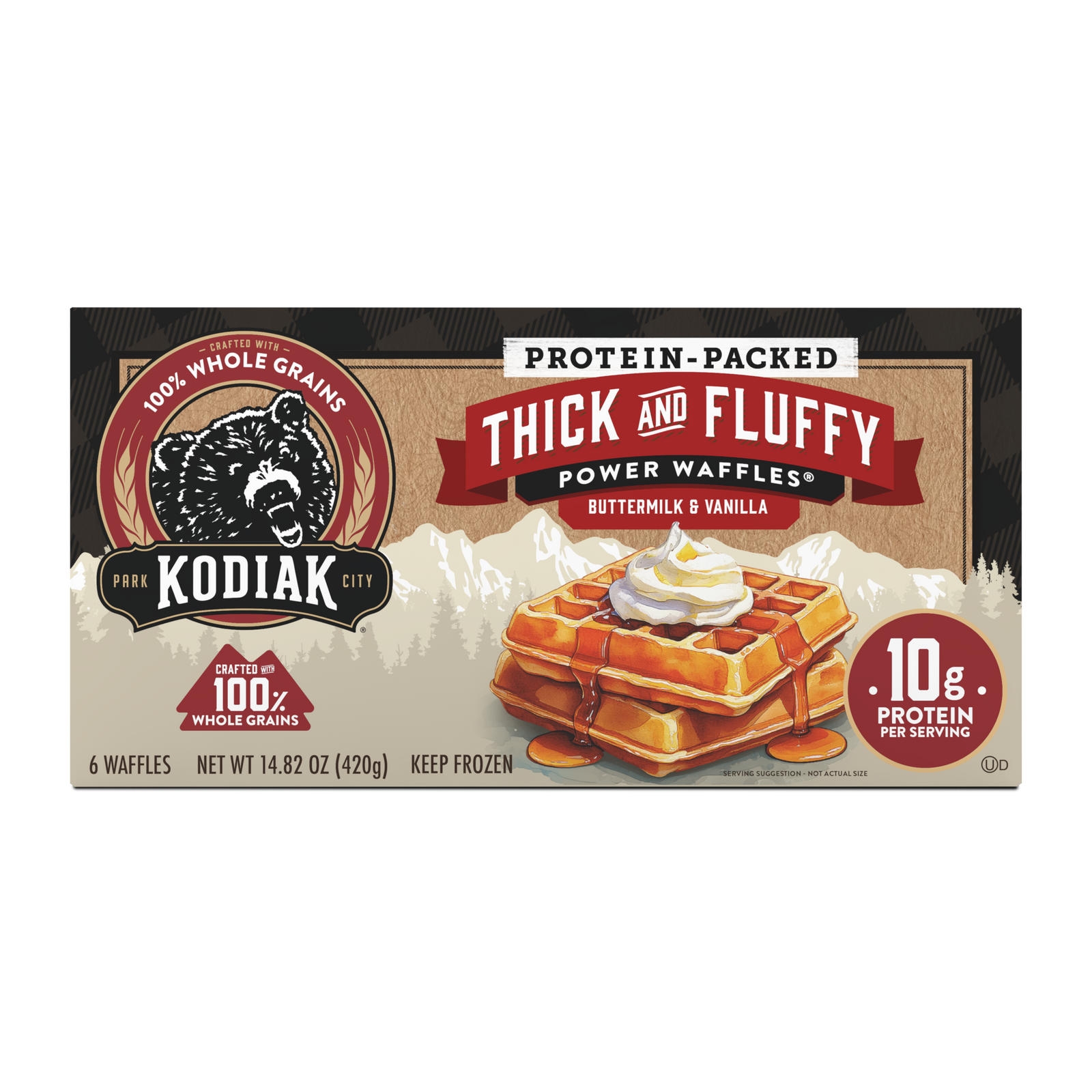 Buttermilk & Vanilla Thick and Fluffy Power Waffles