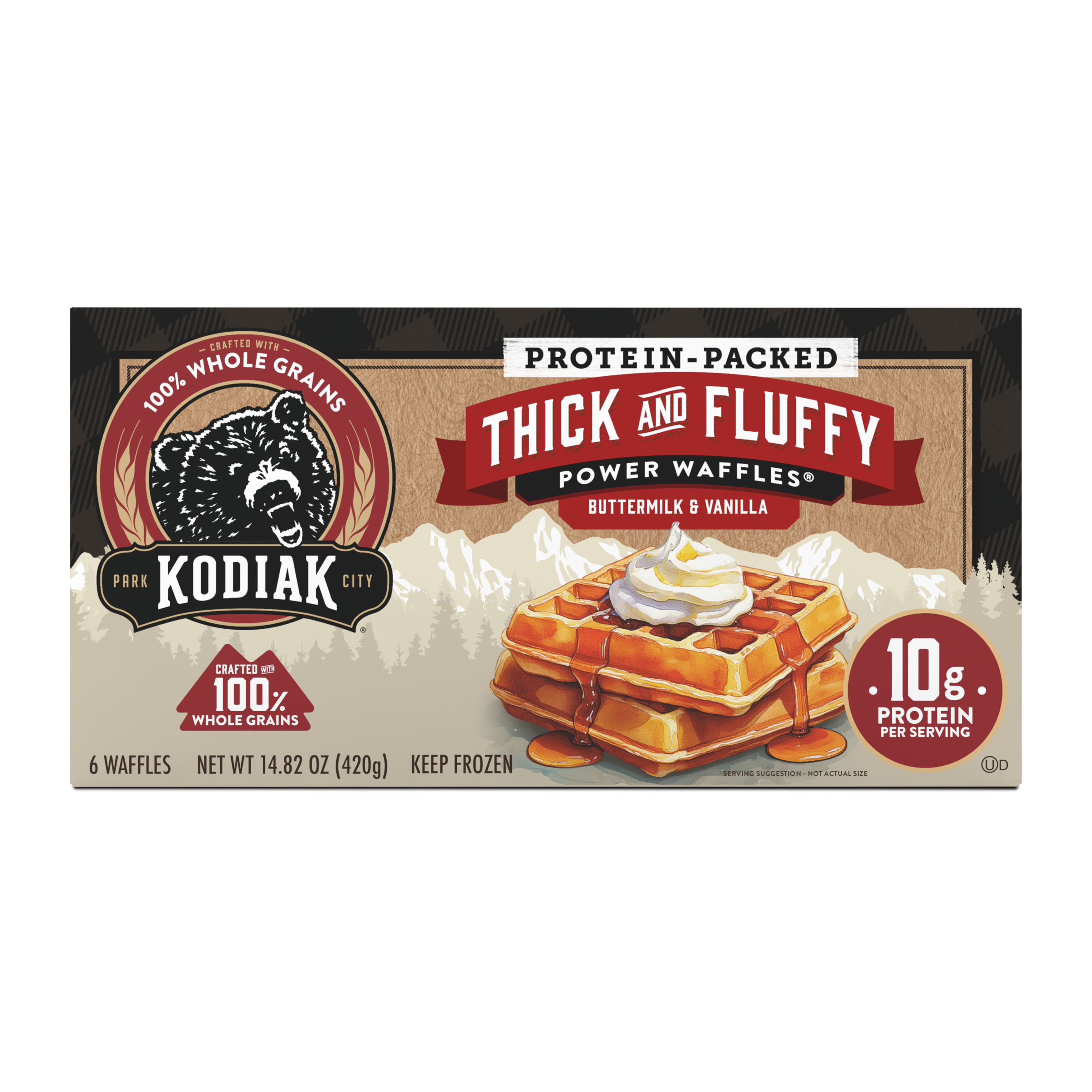 ま*や様 定価11万TAAKK 23AW SUPER BIG WAFFLE GA Buttermilk & Vanilla Thick & Fluffy Power Waffle | Kodiak®
