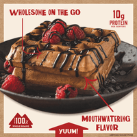 Chocolate Chip Thick & Fluffy Power Waffles