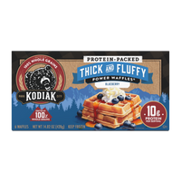 Blueberry Thick and Fluffy Power Waffles