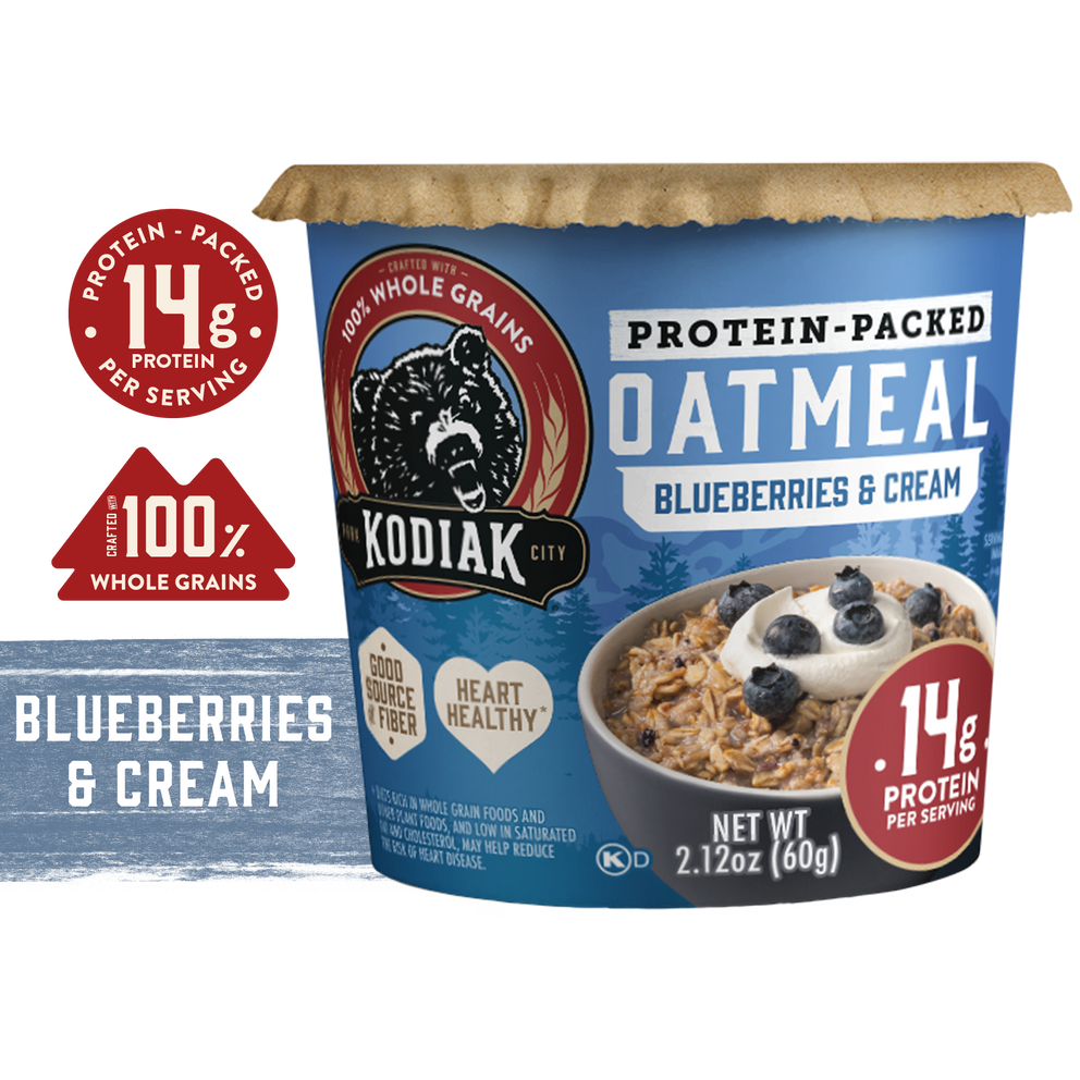 Blueberries & Cream Oatmeal Cup