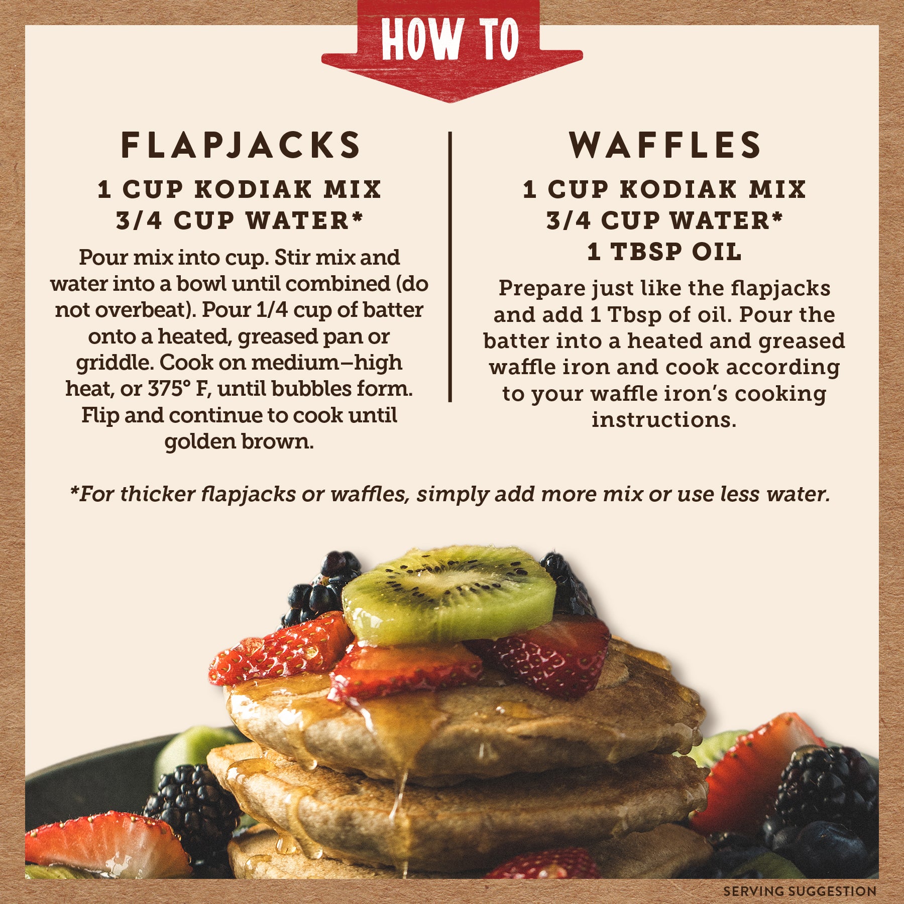 Classic Plant Based Waffles Mix | Kodiak®