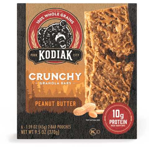 Peanut Butter Snacks | Crunchy Granola Bars | Kodiak®