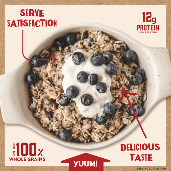 Oatmeal Breakfast Packets Blueberries & Cream Kodiak®