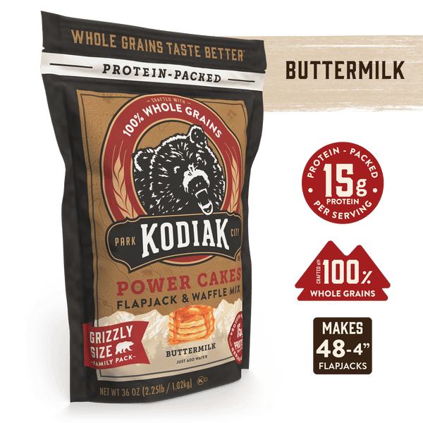 Snapklik.com : Kodiak Cakes Protein Pancake Power Cakes, Flapjack And  Waffle Baking Mix, Dark Chocolate, 18 Ounce