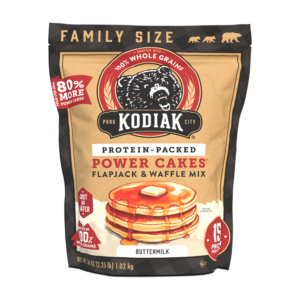 Grizzly Size Buttermilk Power Cakes