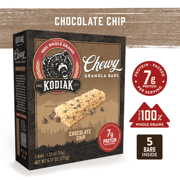 Chewy Granola Bar Chocolate Chip Kodiak®