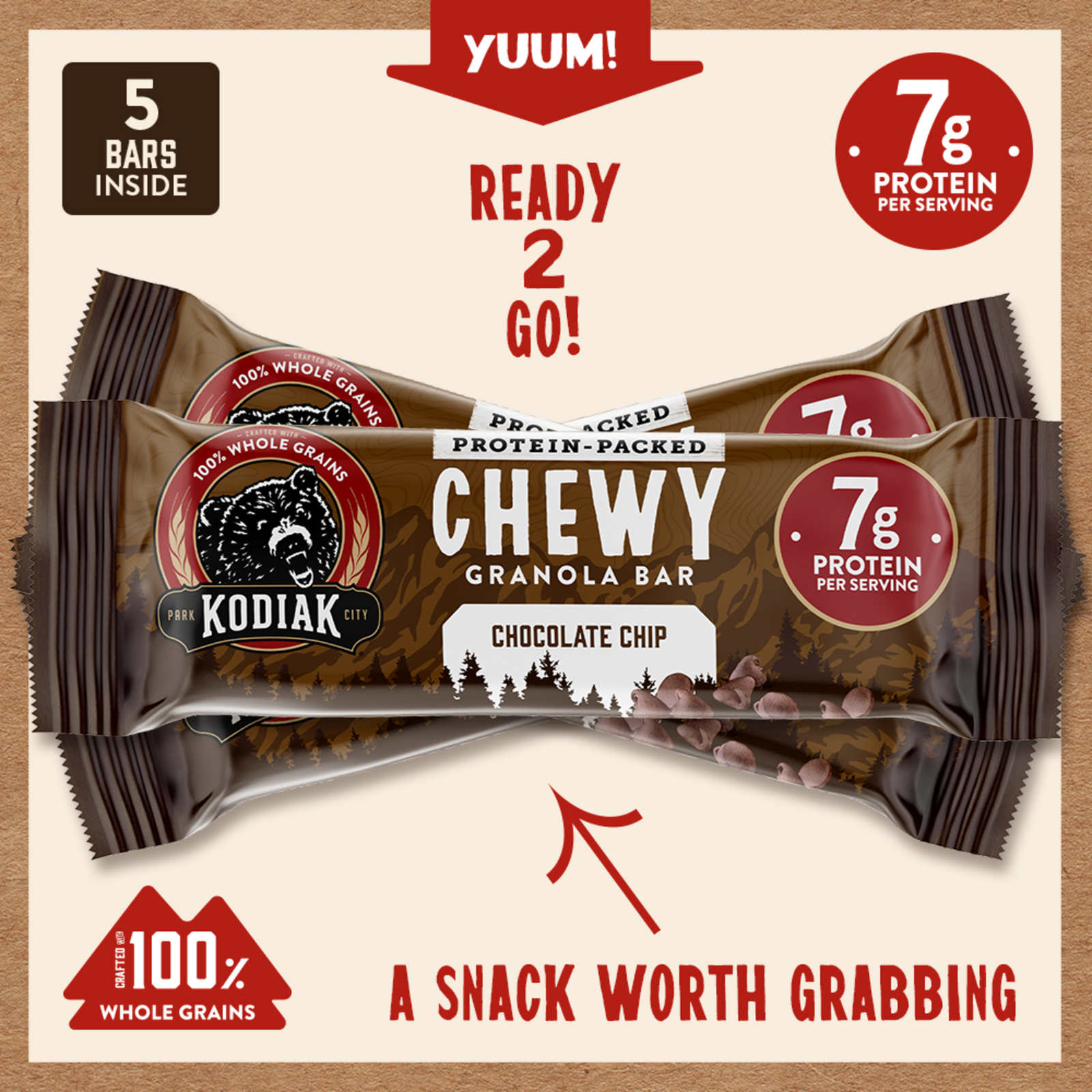 Chocolate Chip Chewy Bars