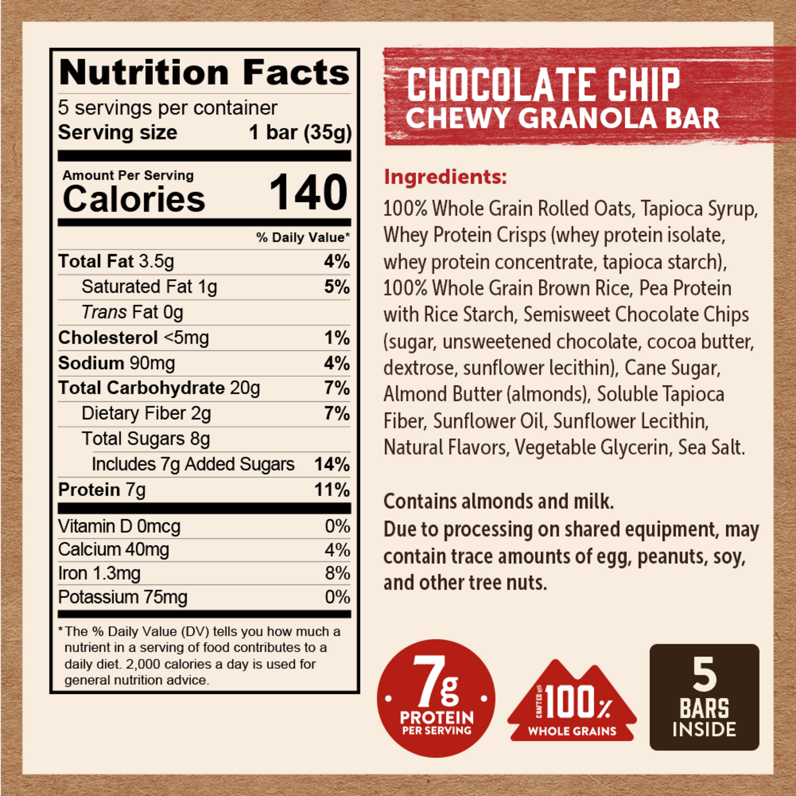 Chocolate Chip Chewy Bars