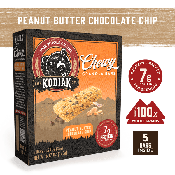 Healthiest Granola Bars | Peanut Butter Chocolate Chip | Kodiak®