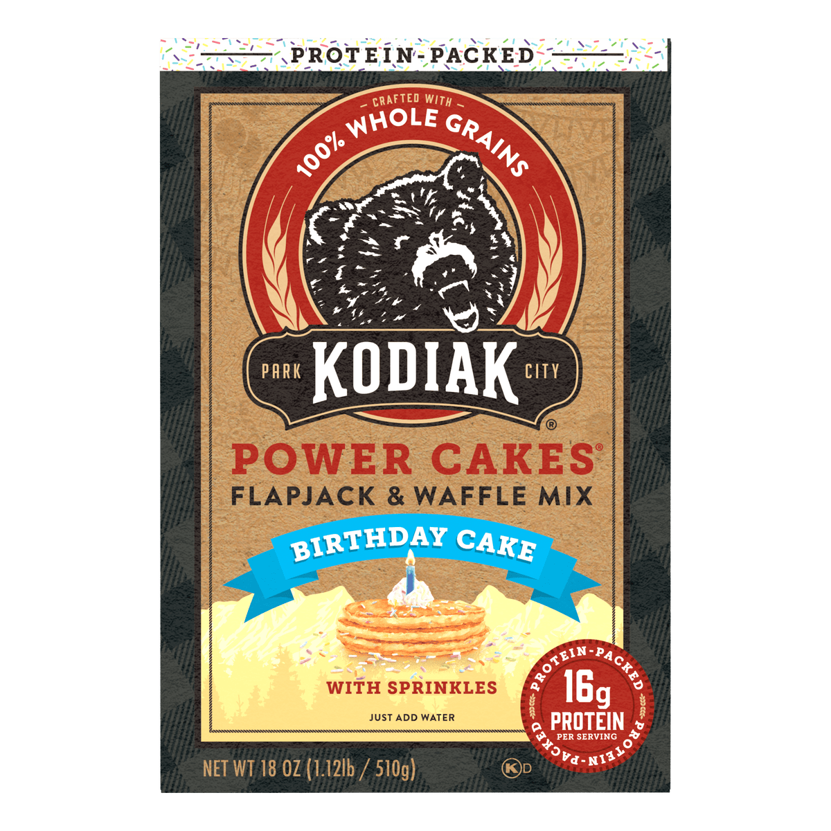 Kodiak Birthday Cake Power Cakes Mix Kodiak®