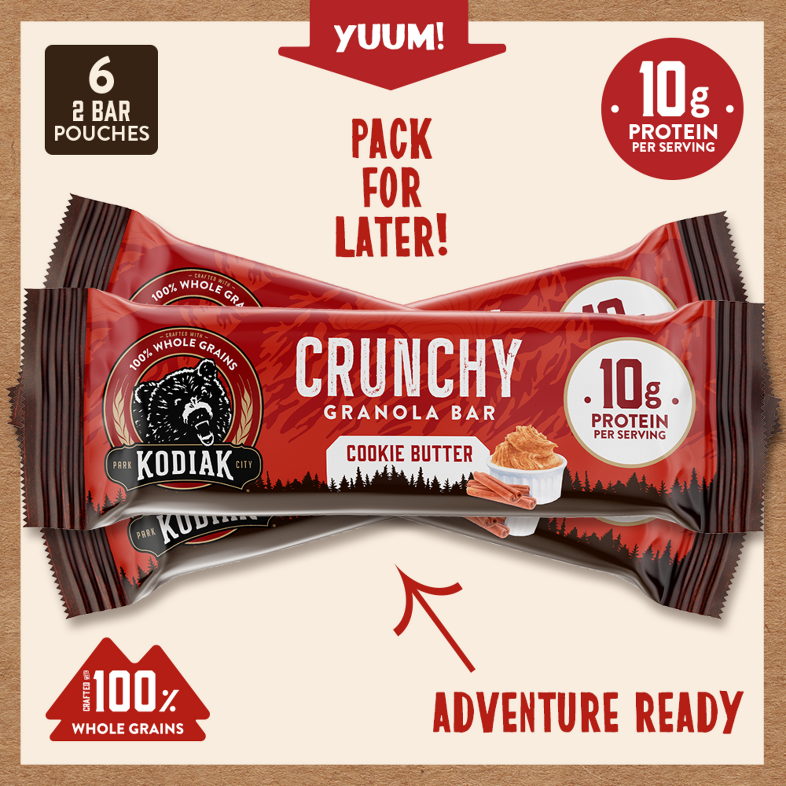 Cookie Butter Crunchy Bars