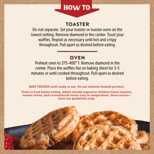 Kodiak Kids Original Waffles 6 ct. Kodiak®