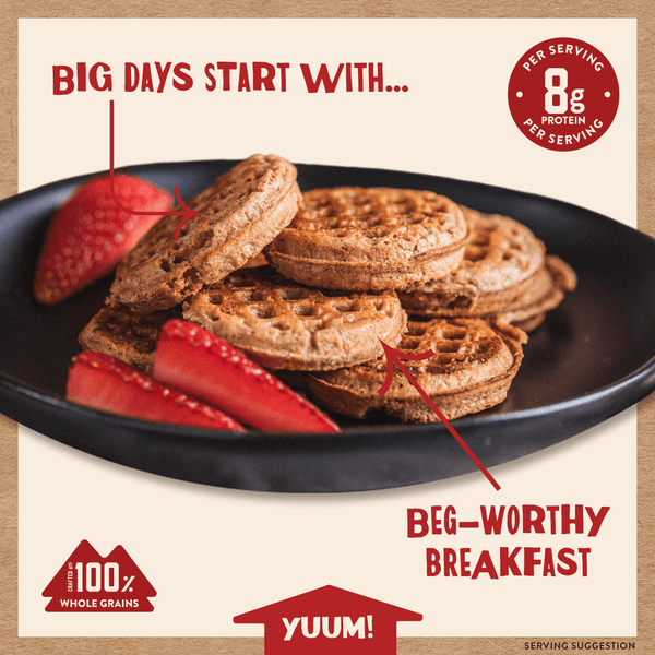 Kodiak Kids Cinnamon Waffles 6 ct. Kodiak®