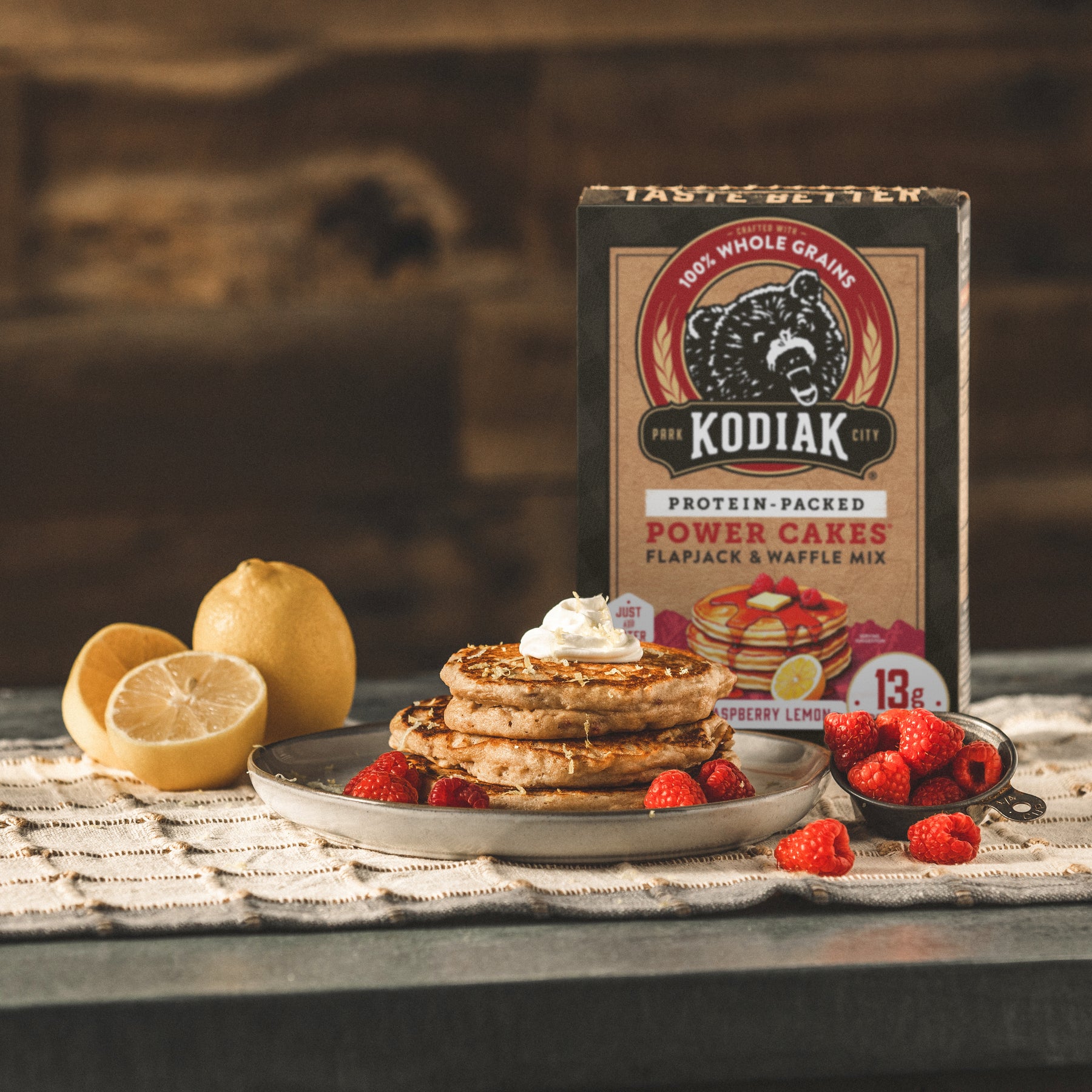 Raspberry Lemon Power Cakes