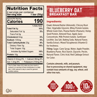 Blueberry Oat Breakfast Bars