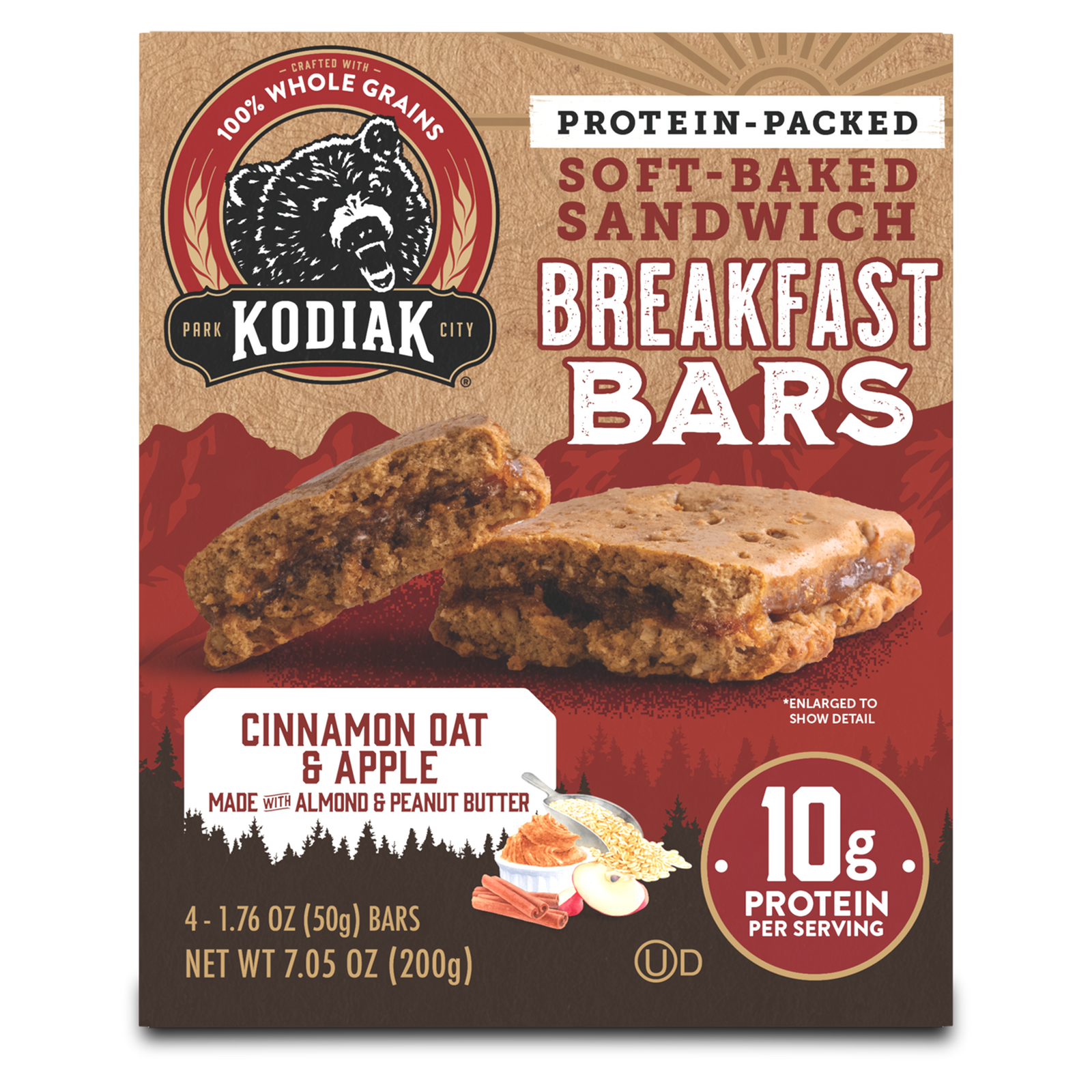 Cinnamon Oat & Apple Breakfast Bars