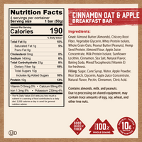 Cinnamon Oat & Apple Breakfast Bars