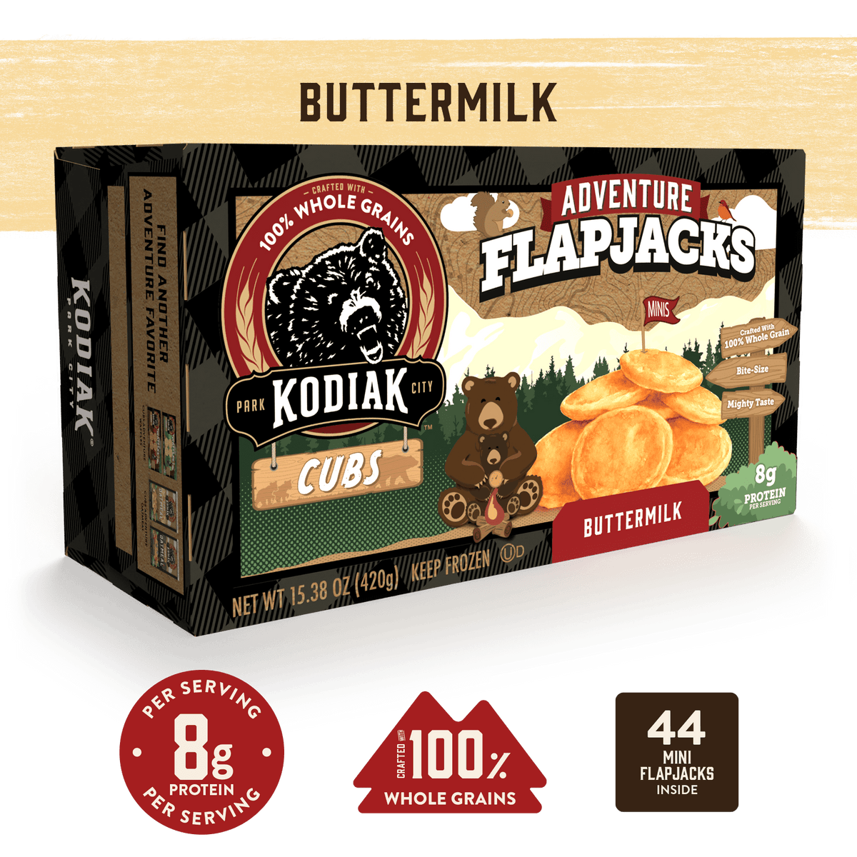 Kodiak Kids Original Waffles 6 ct. Kodiak®