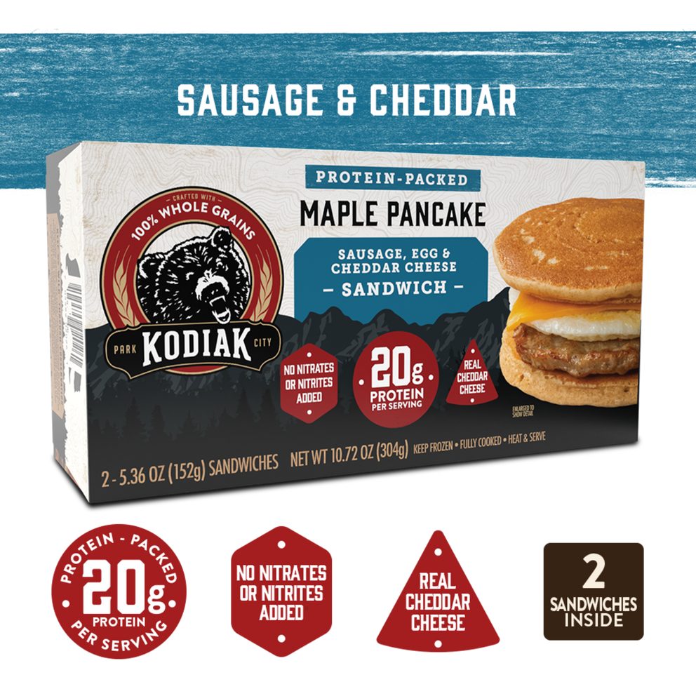 Sausage & Cheddar Cheese Breakfast Sandwich
