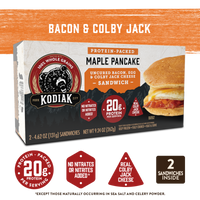 Bacon & Colby Jack Cheese Breakfast Sandwich