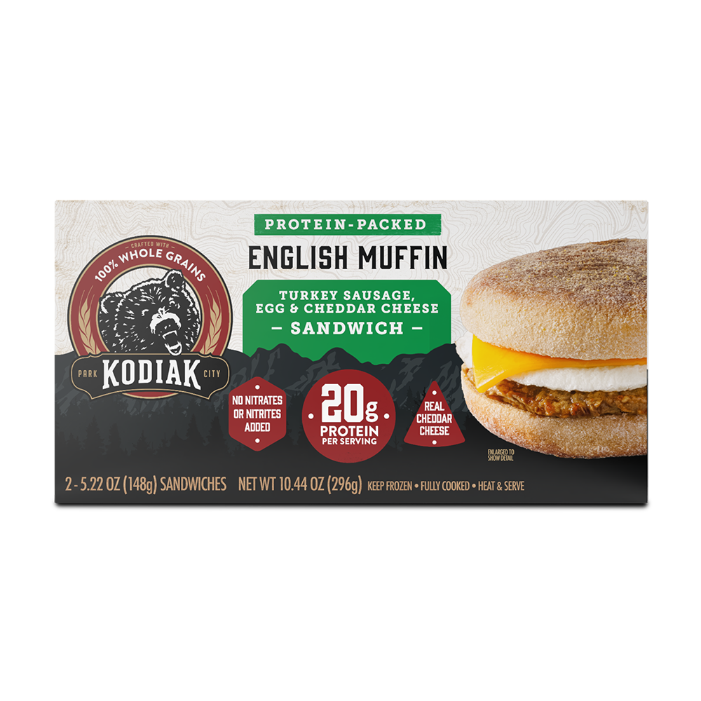 Kodiak Cakes Turkey Sausage Breakfast Sandwiches — product image