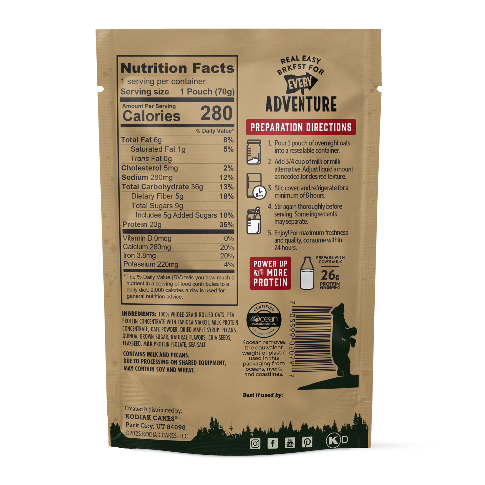 Maple Pecan Overnight Oats