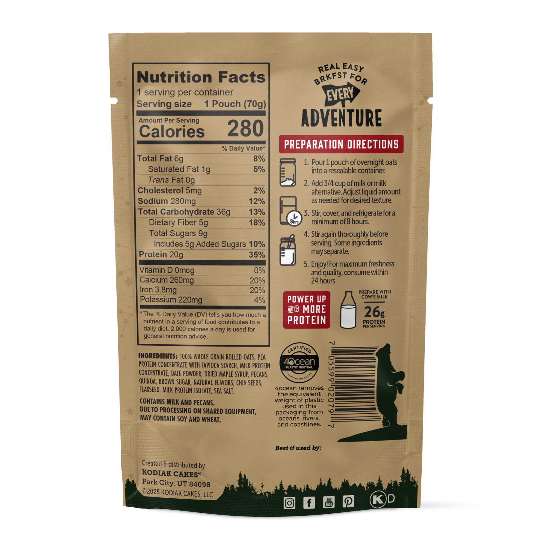 Maple Pecan Overnight Oats