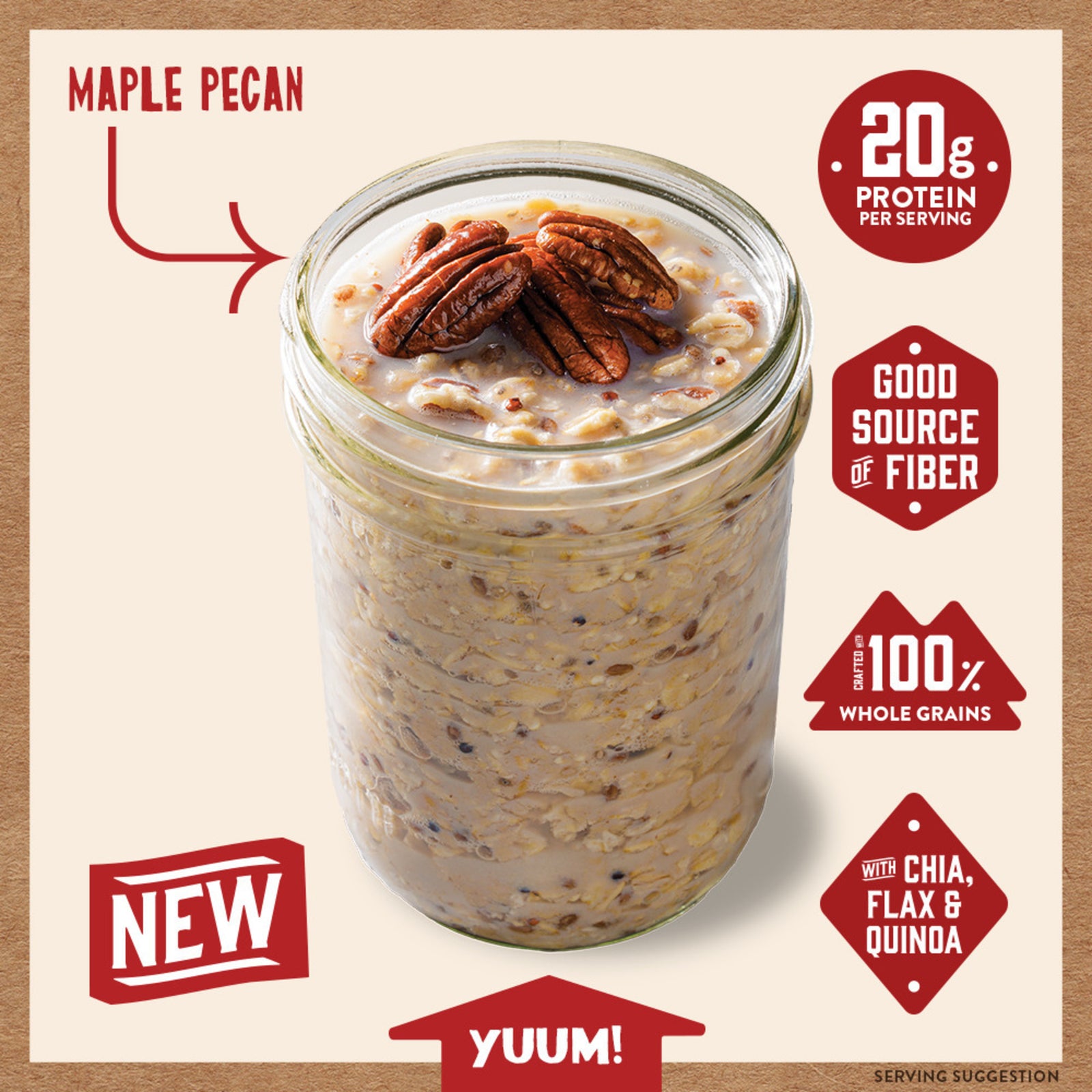 Maple Pecan Overnight Oats