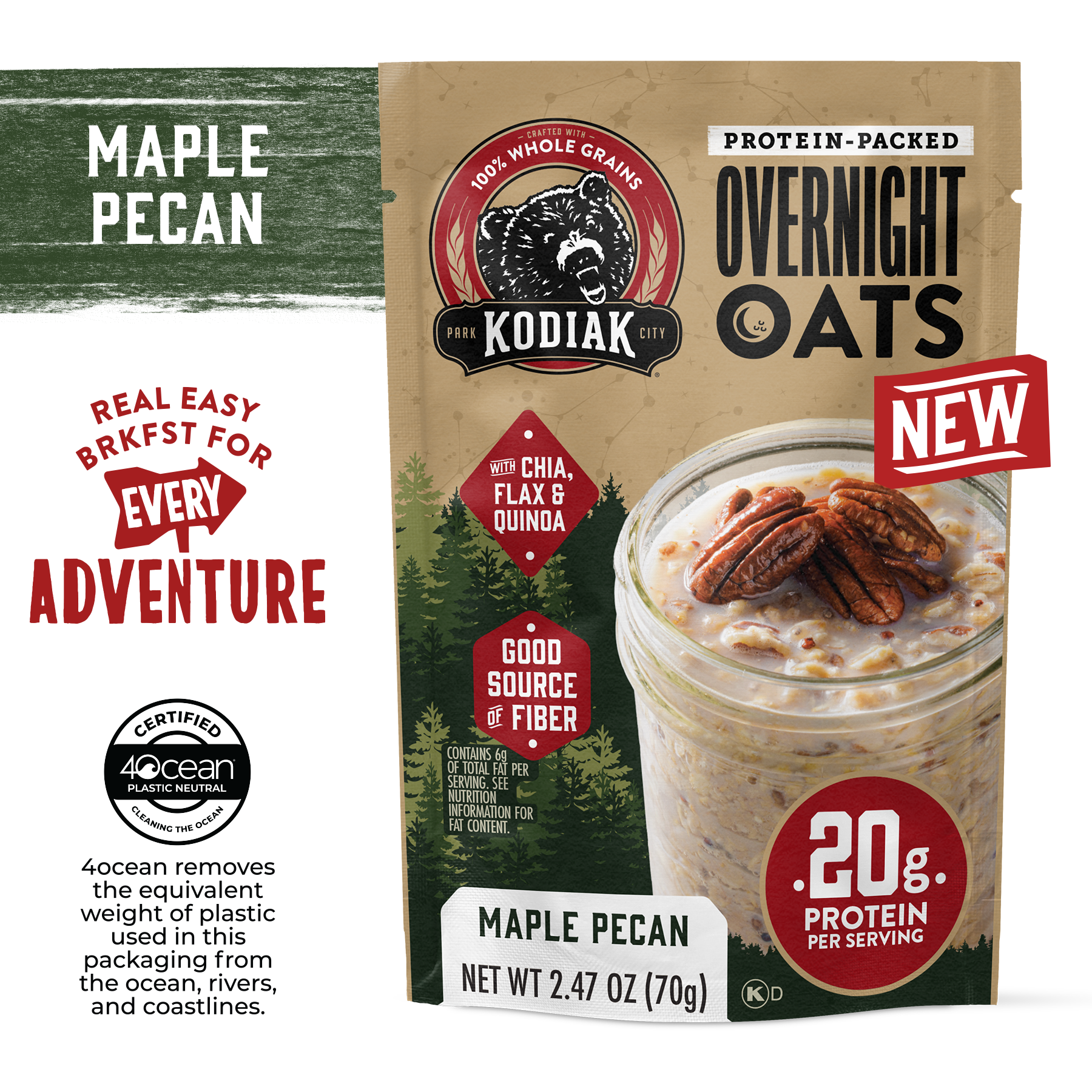 Maple Pecan Overnight Oats