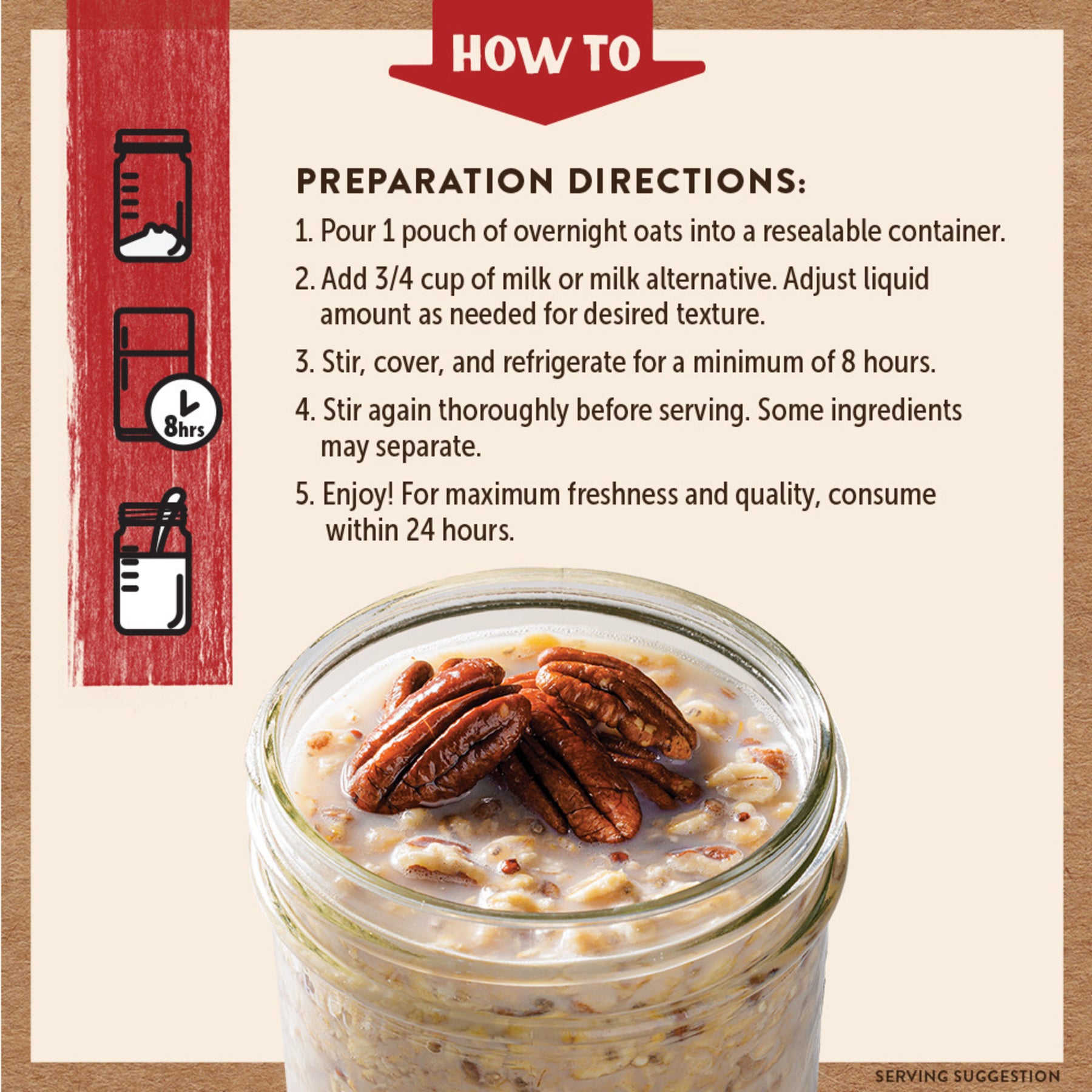 Maple Pecan Overnight Oats