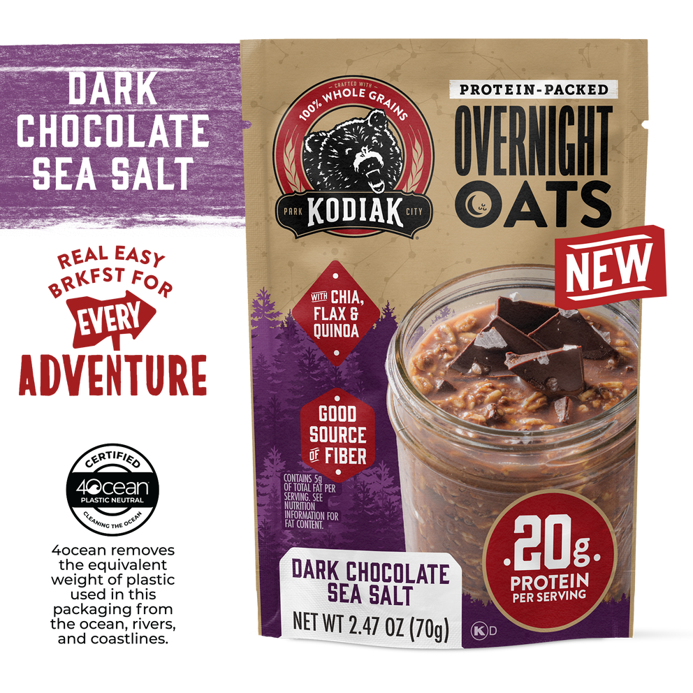 Dark Chocolate Sea Salt Overnight Oats