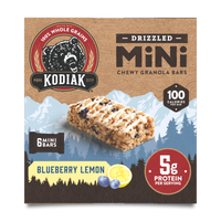 Blueberry Lemon Drizzled Mini Bars