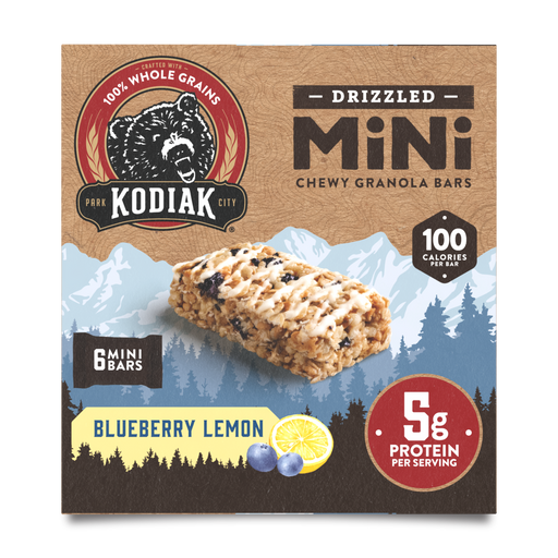Blueberry Lemon Drizzled Mini Bars