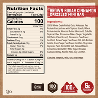Brown Sugar Cinnamon Drizzled Mini Bars