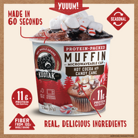 Hot Cocoa with Candy Cane Muffin Cup