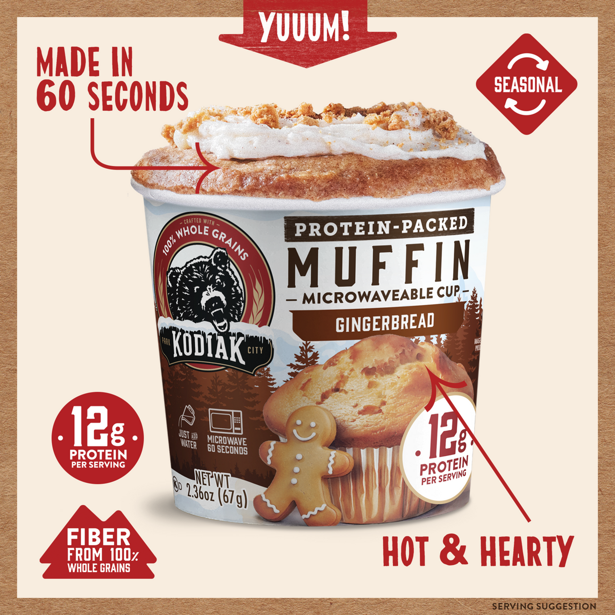 Gingerbread Muffin Cup