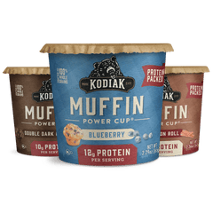 Minute Muffin Cup Variety Pack: Double Dark Chocolate, Blueberry & Cinnamon Roll (Pack of 12)