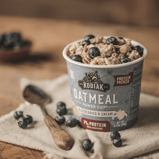 Blueberries & Cream Oatmeal Cup Kodiak