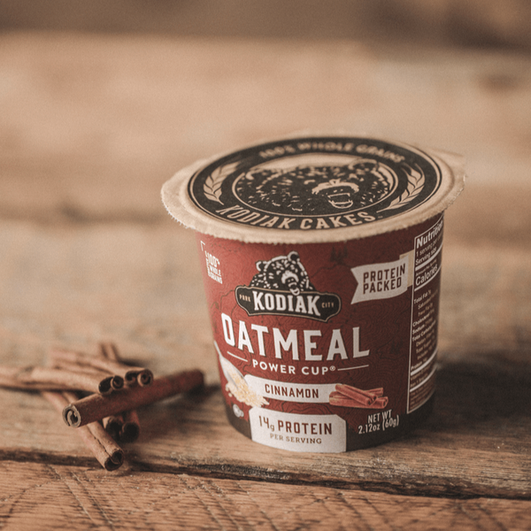 Cinnamon Oatmeal Power Cup Delicious Nutritious Treats from Kodiak®