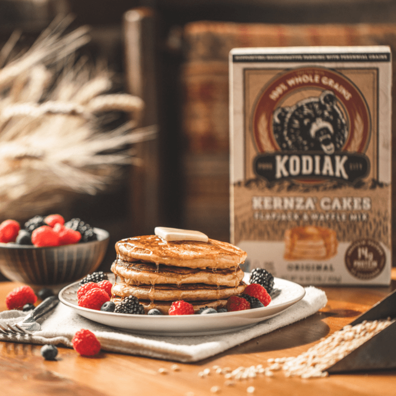 Kernza Power Cakes Flapjack & Waffle Mix – Regenerative Grains